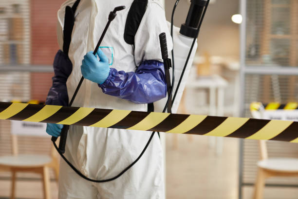 Professional Blood Cleanup technician working in Columbia, IL